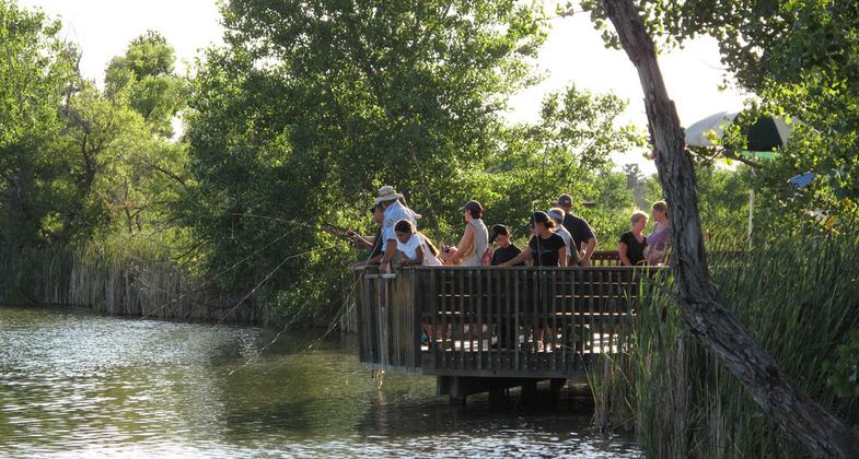 Fishing Day Photo. Photo by Stephanie Raine, USFWS.