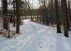 Path  in winter at Rydell Refuge. Photo by USFWS.