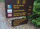 Table Rock Shoreline Trail sign.
