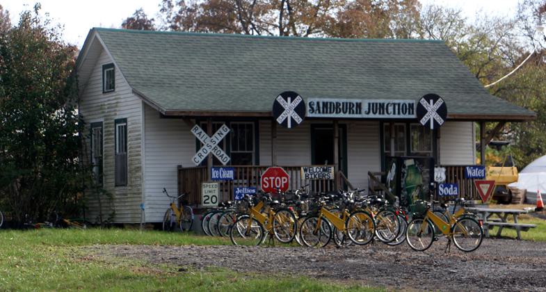 Trail side entrepreneur. Photo by Jonathan Voelz.