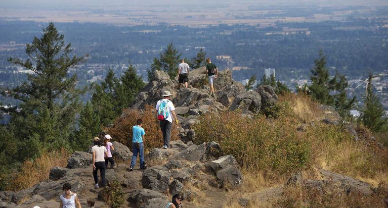 On a clear day you can see all of Eugene from the top of Spencer Butte. Photo by Chris Pietsch.