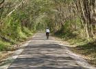 Biker enjoying a ride on the Chichaqua Valley Trail. Photo by Polk County.