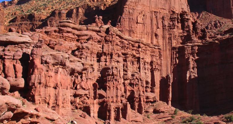 Goblins along the trail. Photo by Stuart Macdonald.