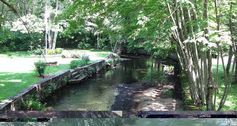 Ten Mile River, Attleborough Falls Massachusetts. Photo by John Phelan wiki.