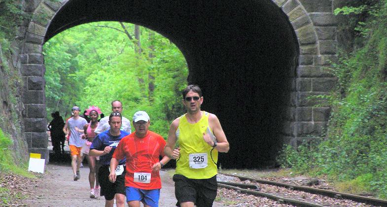Oversize bicycle trailside art built and installed by a local small business near Seven Valleys. Photo by David Brown.