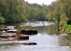Kayaking on the river near McGees Mills. Photo by Sherri Clukey.