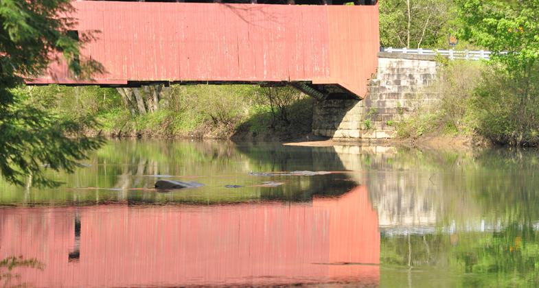 McGees Mills Covered Bridge. Photo by Sherri Clukey.
