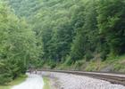 A section of the Lehigh Gorge Trail, near Jim Thorpe, PA. Photo by Listroiderbob2.