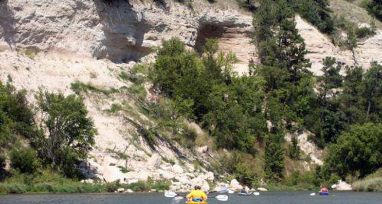 Boating on the Niobrara River.
