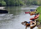 Kayaking on the river near McGees Mills. Photo by Sherri Clukey.