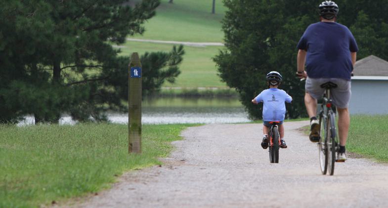 Bikers on trail. Photo by Tommy Daniel.