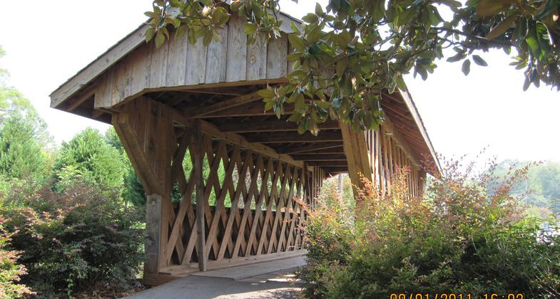 Covered bridge. Photo by Rob Grant.
