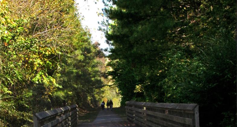 The river below with all of the fall colors in full glory. Photo by John H. Morgan, III.