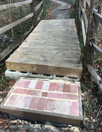 Bridge, Barclay Farmstead Trails- Nature Trail. Photo by Lew Gorman III, NRT Ambassador.