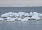 Ice on Lake Michigan. Photo by Eye on Michigan.