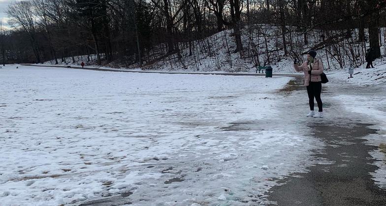 Information sign. Photo by Janie Walker.
