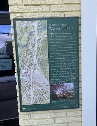 Information sign. Photo by Janie Walker.