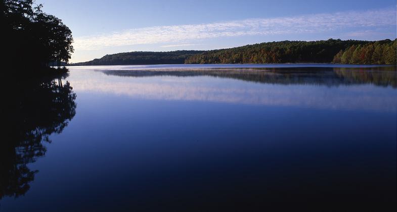 Ozark Trail at Crane Lake. Photo by Don Massey.