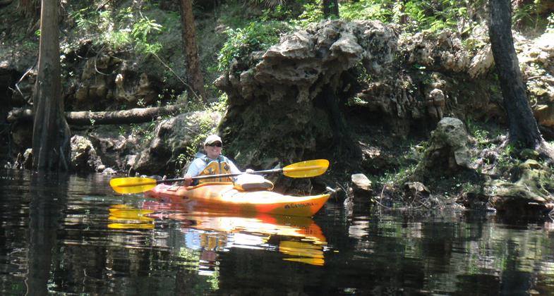 Paddling Aucilla River. Photo by David Moynihan, FWC