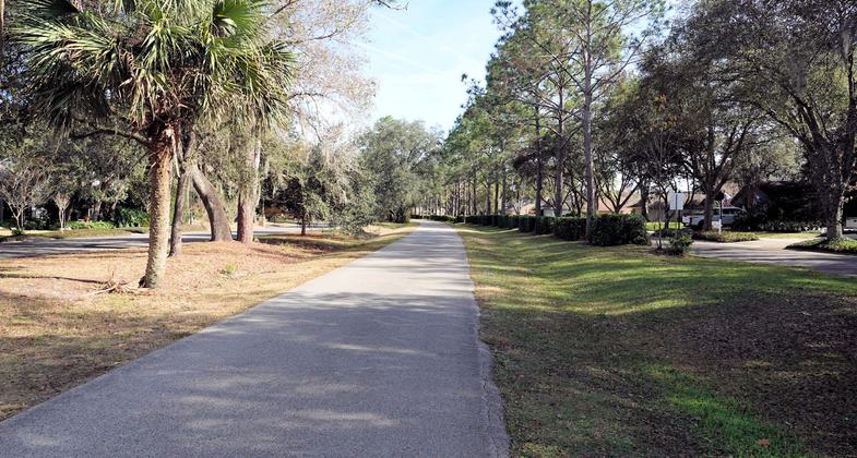 Heading southeast from the Black Hammock Trailhead. Photo by Jim Walla.