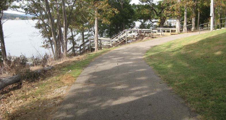 Stairs to water