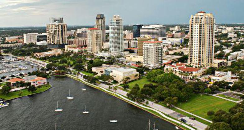 North Bay Trail - aerial view from the Vinoy. Photo by City of St. Petersburg