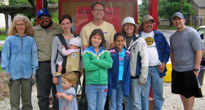 Members of the East Cesar Chavez Neighborhood Team. Photo by Lori Renteria