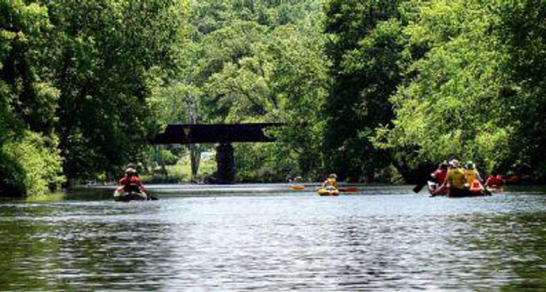 Paddling the Willimantic River Water Trail. Photo by Vicky Wetherell