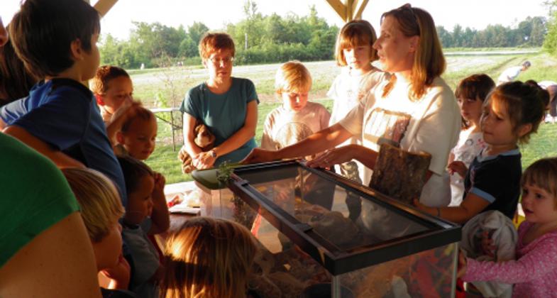"Tuesdays on the Trail" at Harvest Square. Photo by Cathie M. Mayne