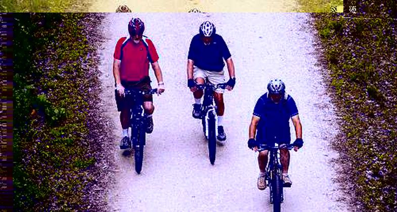Biking on High Bridge Trail