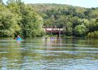 Kiski-Conemaugh water trail users will pass by several bridge piers, rail road and old automobile bridges. Photo by Allegheny Ridge Corporation