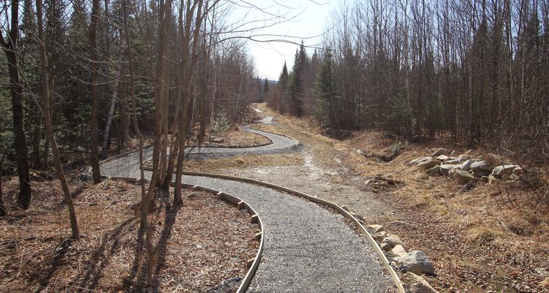 Wheelchair accessible Mud Pond Trail. Photo by David Govatski
