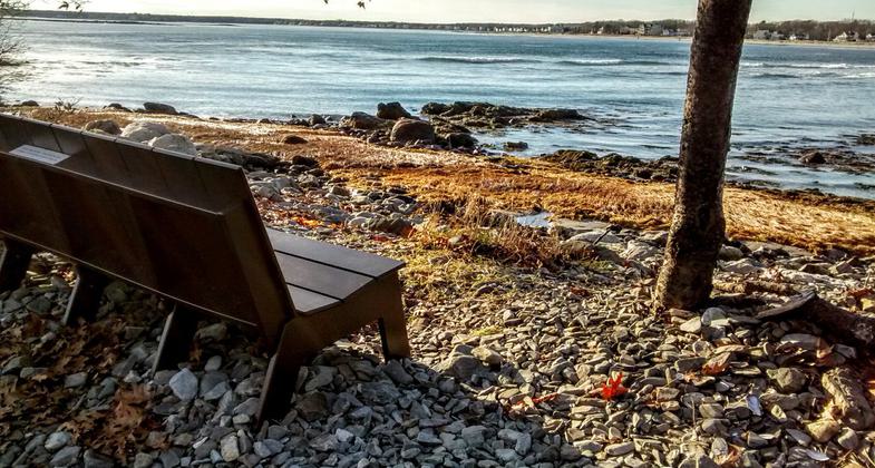 A quiet spot for reflection. Photo by Debi Swain. Photo by Lindsay Kelly