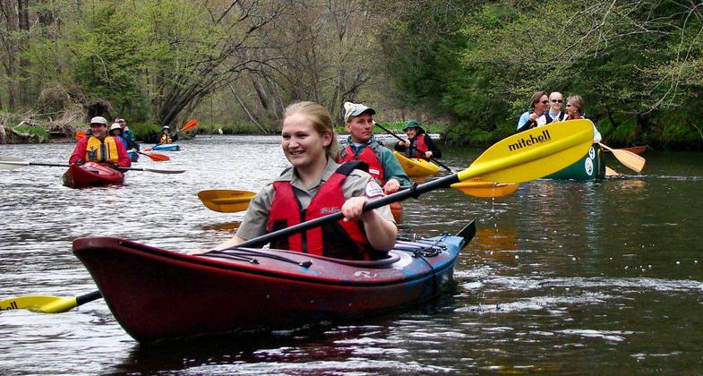 Quinebaug Paddling. Photo by A. Dabrowski. Photo by Alan Dabrowski