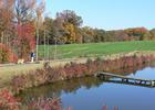 Crossing the Turkey Pond Dam. Photo by Lindley Butler