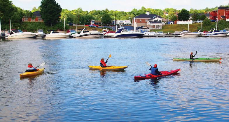Ohio River Water Trail Beaver River kayaking.