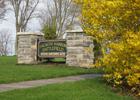 Historic Site entrance on Main Street. Photo by Constance Barone