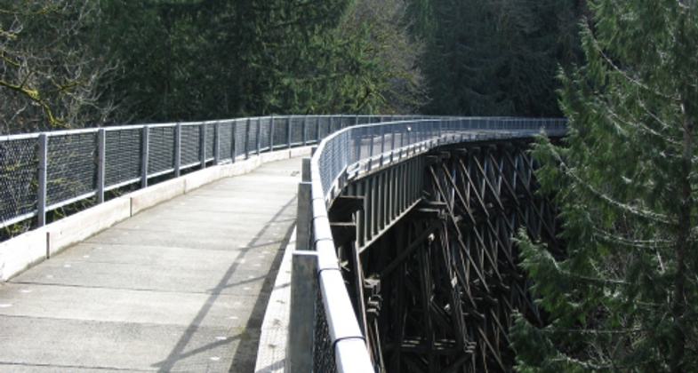 Snoqualmie Valley Trail Tokul Trestle. Photo by Robert Nunnenkamp