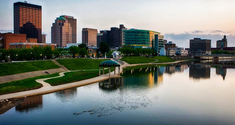 Dayton skyline. Photo by Jim Crotty.