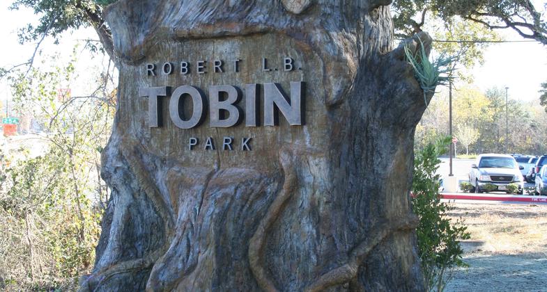 Salado Creek Greenway at Hardberger Trailhead. Photo by Adelyn Alanis.