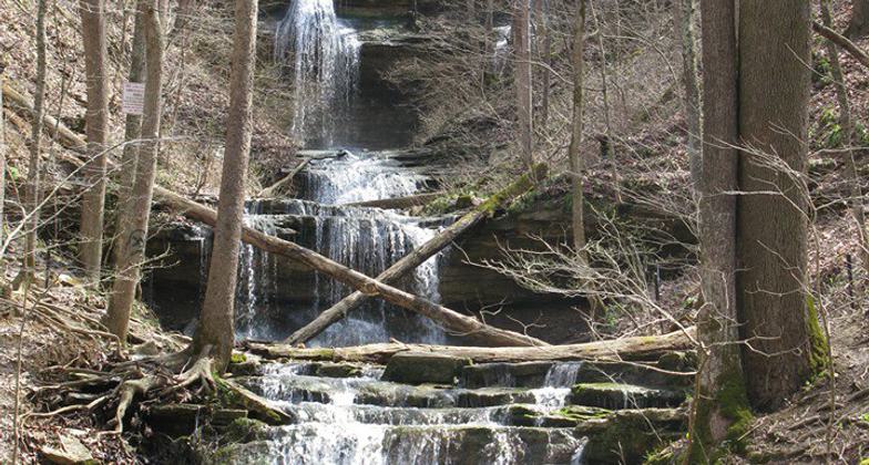 A historic hike to twin waterfalls. Photo by U.S. Army Fort Knox.