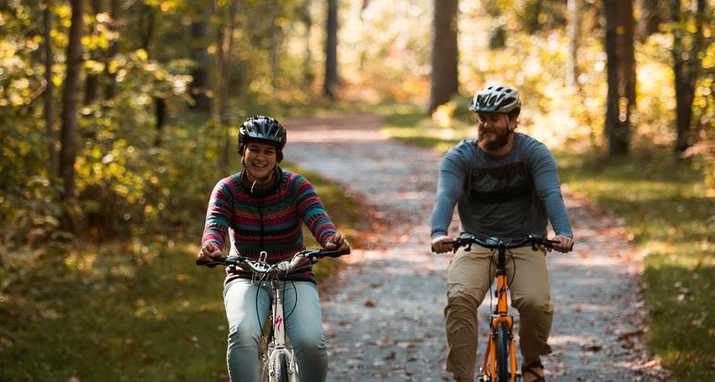 Trout Lake at sunset on HOV. Photo by Boulder Junction Chamber.