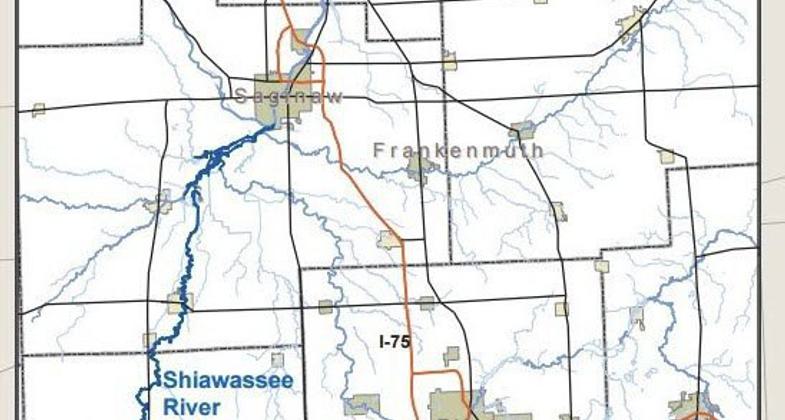 Shiawassee North of Chesaning,MI  to Wildlife Refuge. Photo by Willi Gutmann.