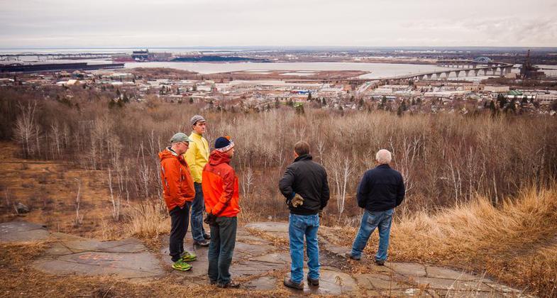 View of estuary from Quarry Park