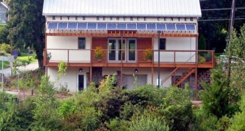 Wild and Scenic River Sign at a designated section of the Musconetcong River