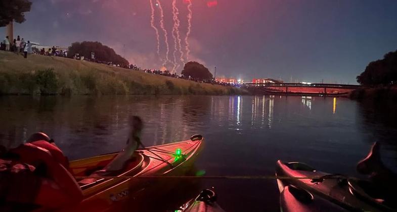 West Fork view of Cowtown. Photo by Teresa Patterson