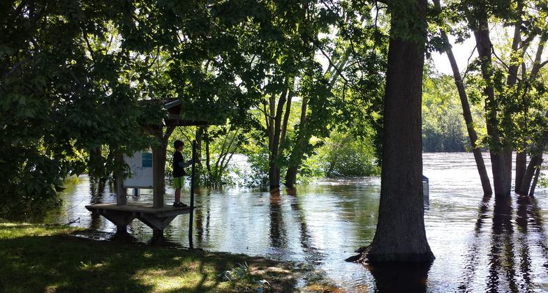 Canoe access sites along the CRWT also offer other recreation and education opportunities