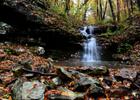 Alum Falls on Green Mountain Nature Preserve. Photo by Jeff Schreier
