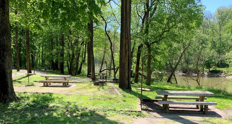 Houchin Ferry Campground on the Green River
