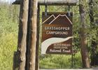 Signage at Grasshopper Campground. Photo by USFS-Beaverhead NF.